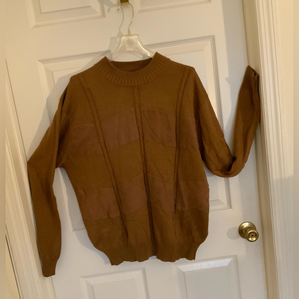 NICE CREW NECK KNIT SWEATER
